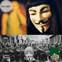 Mặt Nạ V for Vendetta Người Lớn - Mặt Nạ Halloween và Hóa Trang Cho Tiệc Fancy - Chất Liệu Nhựa An Toàn