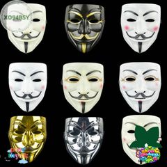 Mặt Nạ V for Vendetta Người Lớn - Mặt Nạ Halloween và Hóa Trang Cho Tiệc Fancy - Chất Liệu Nhựa An Toàn