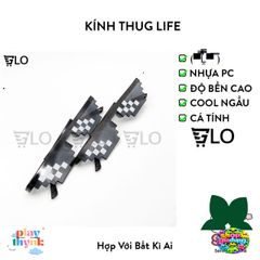 Kính Thug Life 6 Chấm Cao Cấp - Kính Mát Chất Chơi Đậm Chất Meme, Bảo Vệ UV, Phù Hợp Cho Game Thủ và Người Đam Mê Thời Trang