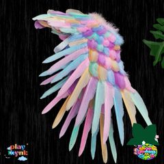 Cánh Đen & Trắng Gập Gọn Cosplay - Phụ Kiện Thời Trang Unisex Cho Đạo Cụ Biểu Diễn và Sân Khấu