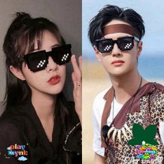 Kính Mát Thug Life Hiphop Dành Cho Nam - Phụ Kiện Rapper Âu Mỹ Dubai Chất Lượng Cao, Thời Trang Độc Đáo