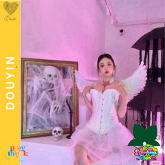 Cánh Thiên Thần Trắng Vũ Nữ - Phụ Kiện Hóa Trang Halloween, Trang Phục Công Chúa & Cosplay Độc Đáo cho Lễ Hội và Tiệc Tùng