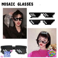 Kính Mát Thug Life 6 Chấm Nhiều Màu Phong Cách Minecraft - Kính Thời Trang Nam Nữ Siêu Ngầu Giá Rẻ Tại ABICA