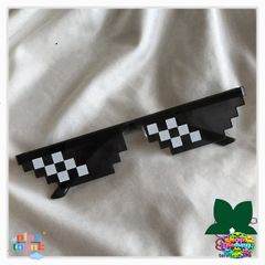 Kính Mát Mosaic Thug Life Cá Tính - Kính Chống UV, Độc Đáo Cho Nam Nữ, Thời Trang Disco Dancing