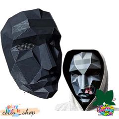 Mặt Nạ Thống Trị Boss - Phụ Kiện Trang Trí Halloween Chơi Squid Game - Dành Cho Fan Bộ Phim Kinh Điển Hàn Quốc