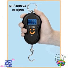 Cân Điện Tử Cầm Tay Mini 50Kg Du Lịch - Cân Sức Khỏe Tiện Lợi Cho Bếp Nhà, Đi Chợ, Cân Thực Phẩm Chính Xác