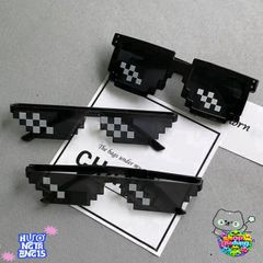 Kính Mosaics Disco Thug Life Xanh - Kính Sáng Màu Chống UV400 Cho Nam Nữ, Thời Trang Cá Tính, Phù Hợp Tiệc Tùng