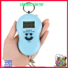 Cân Điện Tử Mini Cầm Tay 50kg - Dùng Pin, Thiết Kế Nhỏ Gọn, Móc Treo Hình Mặt Cười, Cân Thực Phẩm Chính Xác cho Đi Chợ