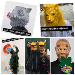 Mặt Nạ Hóa Trang Đầu Ếch Xanh - Silicon Dẻo Độc Đáo Cho Người Lớn - Phụ Kiện Halloween Hài Hước