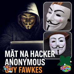 Mặt Nạ Guy Fawkes Anonymous - Phụ Kiện Hóa Trang Halloween & Cosplay - Biểu Tượng Tự Do cho Sự Kiện Giáo Hội, Nghệ Thuật