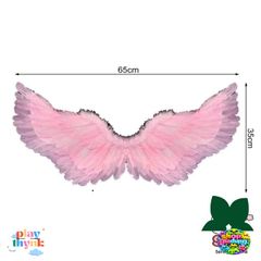 Cánh Thiên Thần Lông Vũ Trắng - Phụ Kiện Thời Trang Halloween Đẹp Mắt cho Trẻ Em và Người Lớn - Thêm Nét Kỳ Diệu và Thanh Lịch