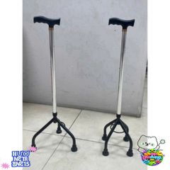 Gậy Chống Ba Chân Điều Chỉnh Chiều Cao Cho Người Già - Hỗ Trợ Khôi Phục Chức Năng Bền Bỉ Chất Liệu Sắt Mạ Crom