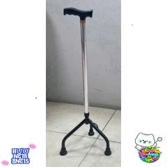 Gậy Chống Ba Chân Điều Chỉnh Chiều Cao Cho Người Già - Hỗ Trợ Khôi Phục Chức Năng Bền Bỉ Chất Liệu Sắt Mạ Crom