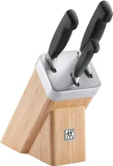 Bộ dao tự mài Zwilling Vierstene 4 món - Giới thiệu dao gọt, thái thịt, đầu bếp với công nghệ KIS - Tiện lợi, sắc bén cho nhà bếp.
