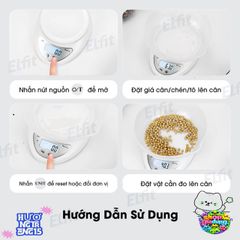 Cân Điện Tử Mini 5kg - Độ Chính Xác Cao, Màn Hình LCD Dễ Đọc, Thiết Bị Gọn Nhẹ Dễ Dàng Mang Theo