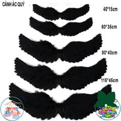 Bộ Cánh Thiên Thần Trắng & Ác Quỷ Đen Cosplay - Phụ Kiện Thời Trang Hóa Trang Độc Đáo cho Trẻ Em và Người Lớn