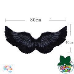 Bộ Cánh Thiên Thần Trắng & Ác Quỷ Đen Cosplay - Phụ Kiện Thời Trang Hóa Trang Độc Đáo cho Trẻ Em và Người Lớn