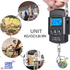 Cân Điện Tử Cầm Tay LCD 10g-50kg - Đo Lường Chính Xác, Nhỏ Gọn, Chuyển Đổi Đơn Vị 4 Chế Độ, Phù Hợp Mọi Túi Xách