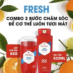 Sáp Khử Mùi Old Spice Fresh High Endurance 85g - Khử Mùi Nam Tính Hiệu Quả, Hương Thơm Duy Trì Suốt Ngày, Quà Tặng Thú Vị