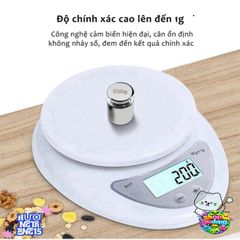 Cân Điện Tử B05 5kg Chất Lượng Cao - Cân Chính Xác 1g Cho Pha Chế Cà Phê, Thực Phẩm Ăn Kiêng, Tiện Lợi Với Pin Dễ Tìm