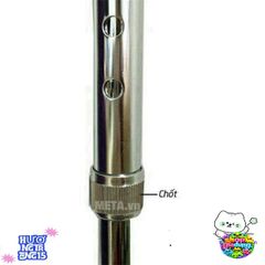 Gậy Chống 3 Chân Inox Cao Cấp - Thiết Bị Hỗ Trợ Người Già, Điều Chỉnh Chiều Cao, An Toàn và Bền Bỉ