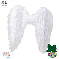 Cánh Thiên Thần Lông Vũ 3D - Phụ Kiện Cosplay Halloween Thời Trang, Dây Đeo Co Giãn Cho Tiệc Hóa Trang, Đạo Cụ Biểu Diễn