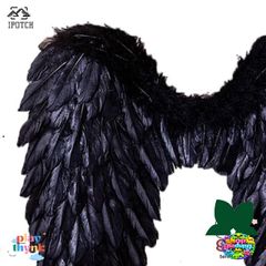 Cánh Thiên Thần Lông Vũ 3D - Phụ Kiện Cosplay Halloween Thời Trang, Dây Đeo Co Giãn Cho Tiệc Hóa Trang, Đạo Cụ Biểu Diễn