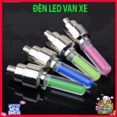Đèn LED Gắn Chân Van Xe Đạp Chống Nước - Bộ 2 Chiếc An Toàn và Tiện Ích Cho Đi Đêm, Đèn Cảnh Báo Gọn Nhẹ