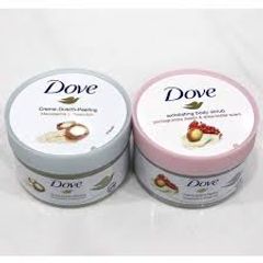 Kem tẩy tế bào chết toàn thân Dove Creme Dusch Peeling 225ml - Chăm sóc da mịn màng sáng bóng từ thương hiệu nổi tiếng Đ