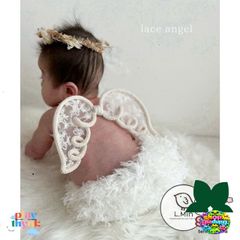 Cánh Thiên Thần Lace Angel Wings Đẹp Cho Nữ - Phụ Kiện Thời Trang Handmade Dễ Thương, Phù Hợp Với Chụp Ảnh và Decor Phòng Trẻ Em