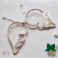Cánh Thiên Thần Lace Angel Wings Đẹp Cho Nữ - Phụ Kiện Thời Trang Handmade Dễ Thương, Phù Hợp Với Chụp Ảnh và Decor Phòng Trẻ Em