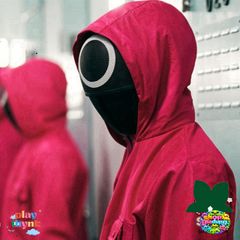 Mặt Nạ Squid Game Trò Chơi Con Mực - Đồ Chơi Hóa Trang Halloween, Mặt Nạ Boss, Vuông, Tròn, Tam Giác, Cosplay, Sự Kiện Thú Vị