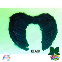 Cánh Thiên Thần Đen Trắng Cosplay - Phụ Kiện Hóa Trang Ác Quỷ Độc Đáo Cho Người Lớn Trẻ Em, Chất Liệu Lông Giả