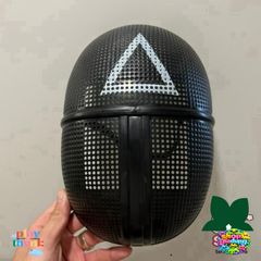 Mặt Nạ Cosplay Squid Game - Đạo Cụ Halloween Hình Tròn, Tam Giác, Hình Vuông - Phụ Kiện Thời Trang Chất Lượng Cao