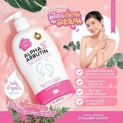 Sữa Dưỡng Thể Alpha Arbutin 3 Plus Collagen Lotion 500ml - Giúp Làm Trắng Da, Cung Cấp Độ Ẩm và Nuôi Dưỡng Da Khỏe Mạnh