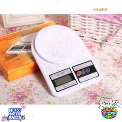 Cân Điện Tử Mini FS-400 Chính Xác 10kg/1gr - Cân Nhà Bếp Màn Hình LCD Sang Trọng, Tặng Pin AAA, Tiện Lợi Cho Nấu Nướng