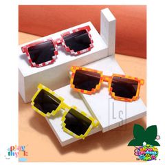 Kính Mắt Thug Life 6 Chấm Đa Màu - Phụ Kiện Siêu Ngầu Cho Game Thủ - Tinh Thần Minecraft Thời Thượng