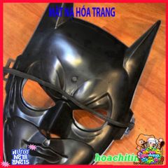 Mặt Nạ Batman Cosplay - Phụ Kiện Halloween Đen Huyền Bí Cho Tiệc Hóa Trang Siêu Anh Hùng