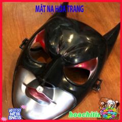 Mặt Nạ Batman Cosplay - Phụ Kiện Halloween Đen Huyền Bí Cho Tiệc Hóa Trang Siêu Anh Hùng