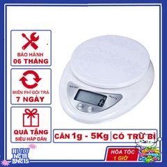 Cân Điện Tử Tiểu Ly 5kg/0,1g - Cân Sức Khỏe Chính Xác Cao Cho Nhà Bếp, Phòng Thí Nghiệm, Cửa Hàng Y Tế