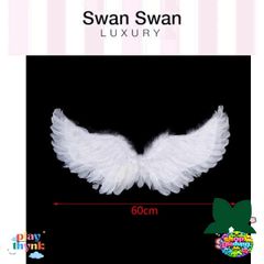 Cánh Thiên Thần Trắng Dành Cho Trẻ Em - Áo Dây Đeo Bền Cho Tiệc Giáng Sinh, Halloween, Hóa Trang, Đạo Cụ, Nhẹ Và Thoải Mái