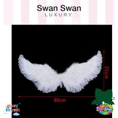 Cánh Thiên Thần Trắng Dành Cho Trẻ Em - Áo Dây Đeo Bền Cho Tiệc Giáng Sinh, Halloween, Hóa Trang, Đạo Cụ, Nhẹ Và Thoải Mái