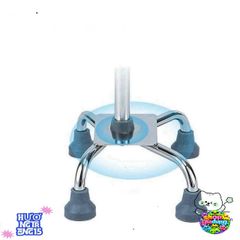 Gậy Hỗ Trợ Đi Lại 4 Chân Điều Chỉnh Chiều Cao - An Toàn Cho Người Già & Người Khuyết Tật, Chất Liệu Inox Bền Bỉ