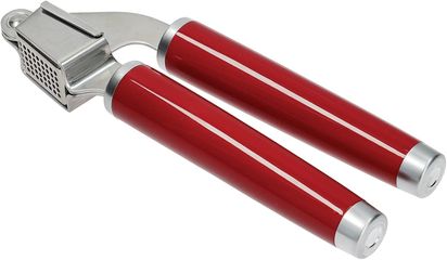 Dụng cụ ép tỏi KitchenAid KAG132OHERE - Thép không gỉ, thiết kế ergonomic, màu đỏ, an toàn không BPA cho bếp tiện lợi