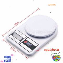 Cân Điện Tử Mini FS-400 - Đo Chính Xác 10kg/1g với Màn Hình LCD Sáng, Thiết Kế Sang Trọng và Bảo Hành 1 Năm