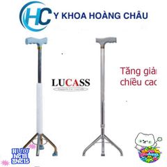 Gậy Tập Đi 4 Chân Lucass B932 Chính Hãng - Hỗ Trợ Người Già, Người Ốm, Điều Chỉnh Chiều Cao, An Toàn & Dễ Sử Dụng