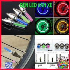 Bộ 2 Đèn LED Gắn Van Bánh Xe Cho Ô Tô, Xe Máy, Xe Đạp - Phát Sáng Độc Đáo, An Toàn Khi Di Chuyển Về Đêm