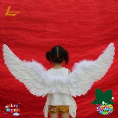 Cánh Thiên Thần Lông Vũ Trắng Cho Bé - Đồ Cosplay Halloween, Tiệc Giáng Sinh, Lễ Hội Hóa Trang, Đạo Cụ Thời Trang Trẻ Em