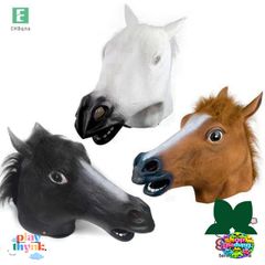 Mặt Nạ Ngựa Halloween DIY - Mũ Ngựa Kỳ Dị Bằng Vinyl Cho Bữa Tiệc Hóa Trang - Đồ Trang Trí Sáng Tạo