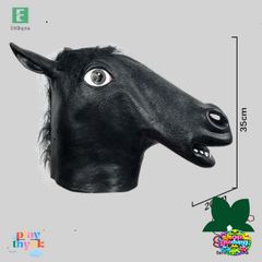 Mặt Nạ Ngựa Halloween DIY - Mũ Ngựa Kỳ Dị Bằng Vinyl Cho Bữa Tiệc Hóa Trang - Đồ Trang Trí Sáng Tạo